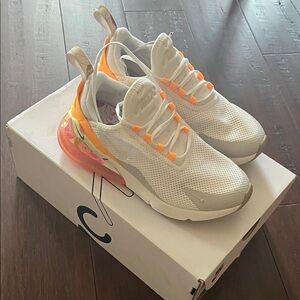 Nike Air Max 270 SE White with Orange Highlights